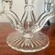 Pair of crystal candlesticks