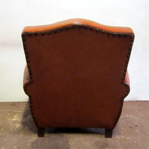 Pair of club armchairs