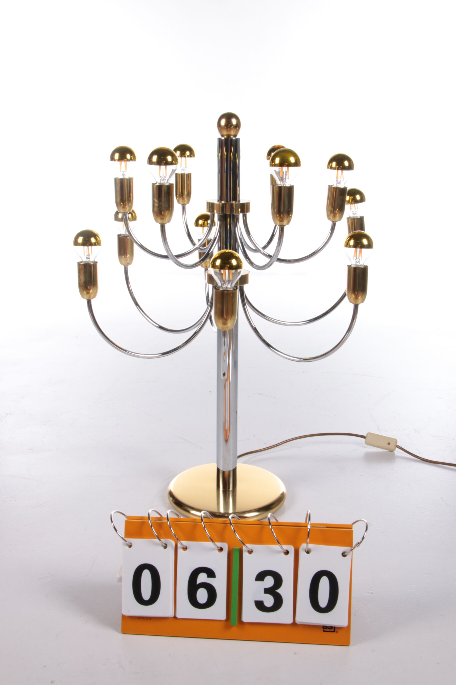 Lampe de table italienne vintage Hollywood Regency, 1960
