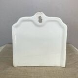 Earthenware salt cellar with rose decoration, made in Czechoslovakia, early 20th century