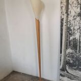 Floral wooden floor lamp