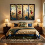 Chinese wooden gilded paintings