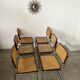 Lot de 6 chaises Cesca B32 Marcel Breuer, 1970