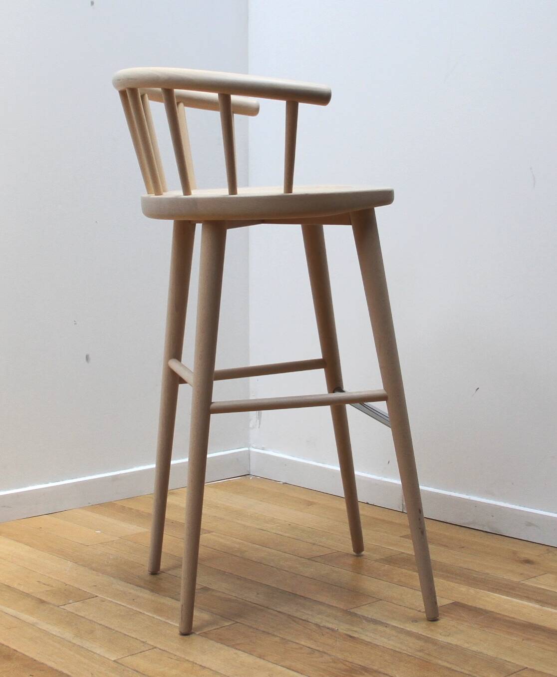 Wood 607 bar stool, Billiani