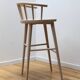 Wood 607 bar stool, Billiani
