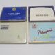 Set of 4 old cigarette boxes