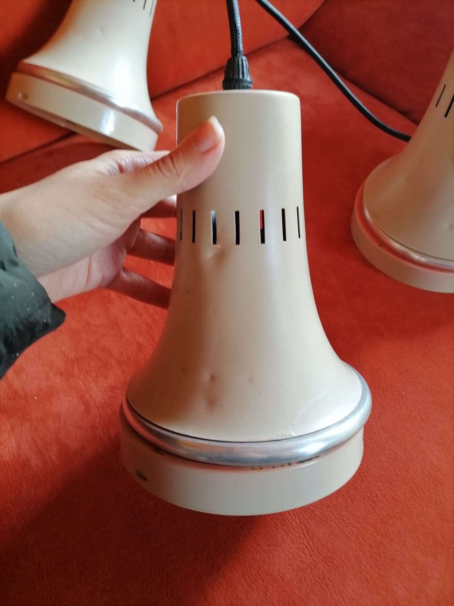 Suspension three fires Targetti Sankey 70s