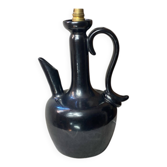 Ceramic lamp base, Sauveur Lunetta, Vallauris
