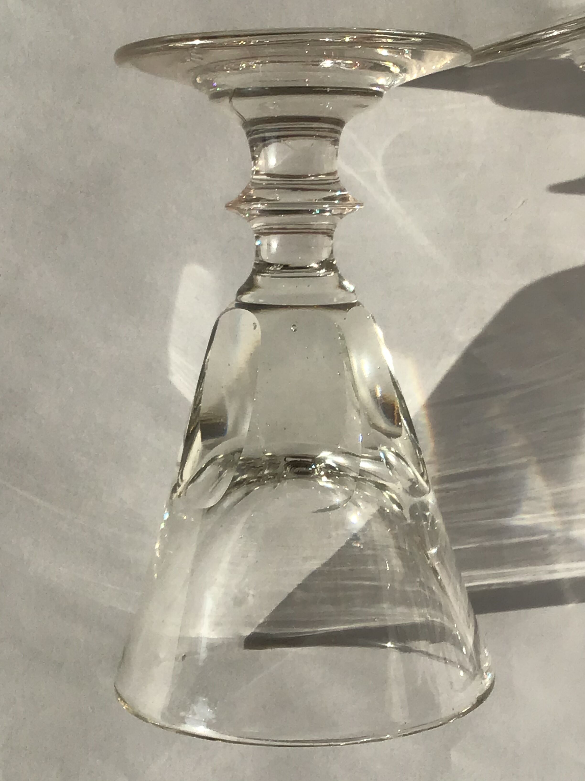 3 glasses old bistro thick aperitif