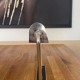 Vintage adjustable modernist wall lamp, chromed metal, France 1960
