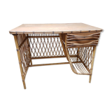Vintage rattan desk