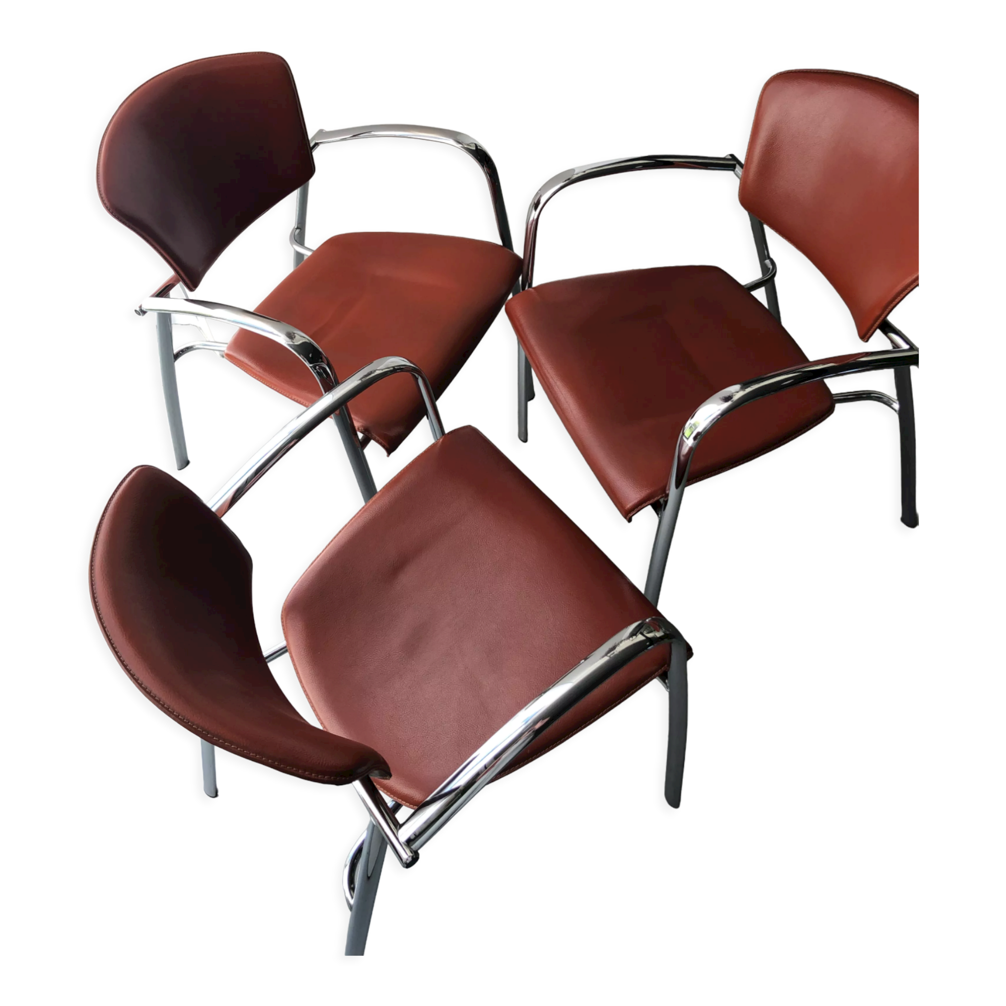 Set of 6 american design chairs, Brayton international