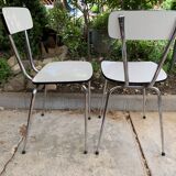 White formica chairs