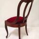Antique empire style gondola chair