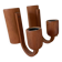 Pair of Scandinavian teak wall lights, Dolmus, 70s