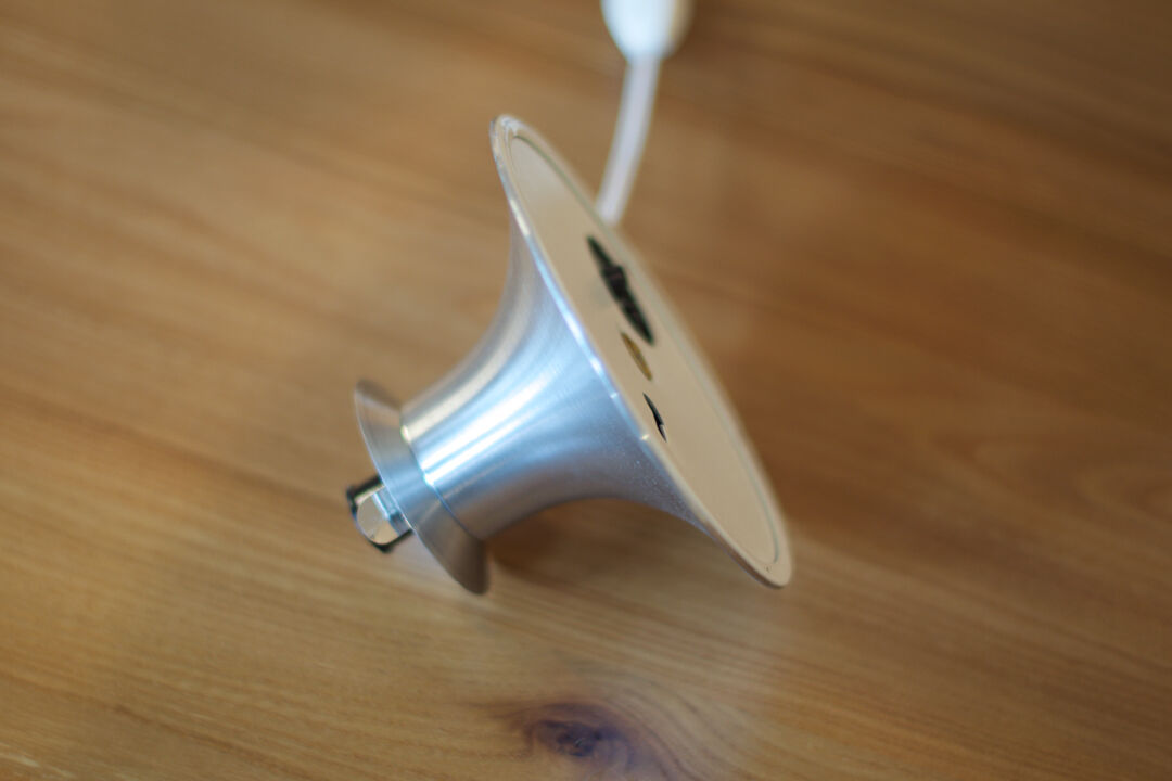 Pair of mountain wall lamps