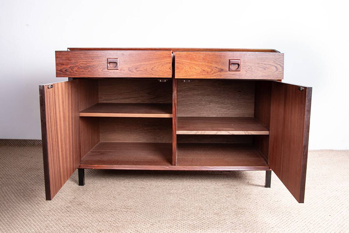 Buffet or small Scandinavian sideboard in rosewood by Erik Brouer 1960.