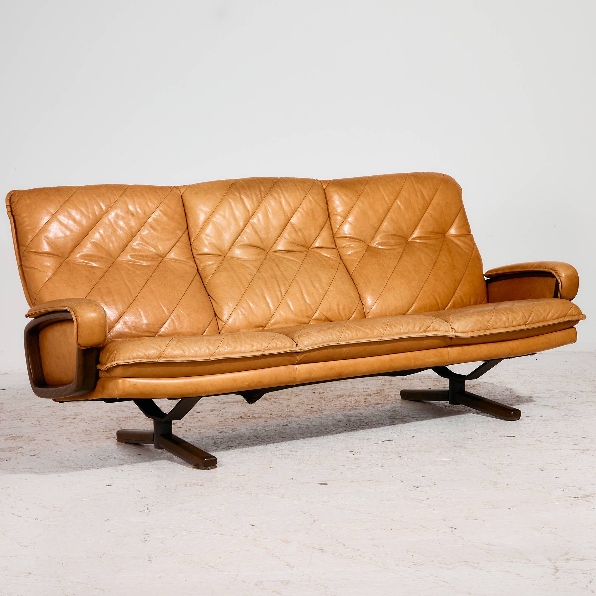 Leather sofa set, Set of 4