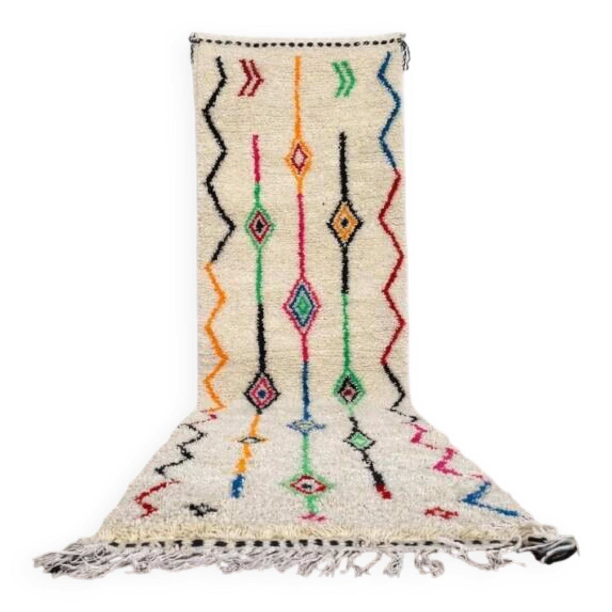 Handmade runner rug 300cm x 100cm