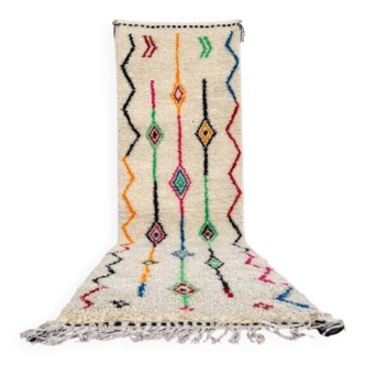 Handmade runner rug 300cm x 100cm