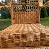 Rattan armchair