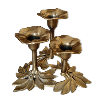 Brass candleholder