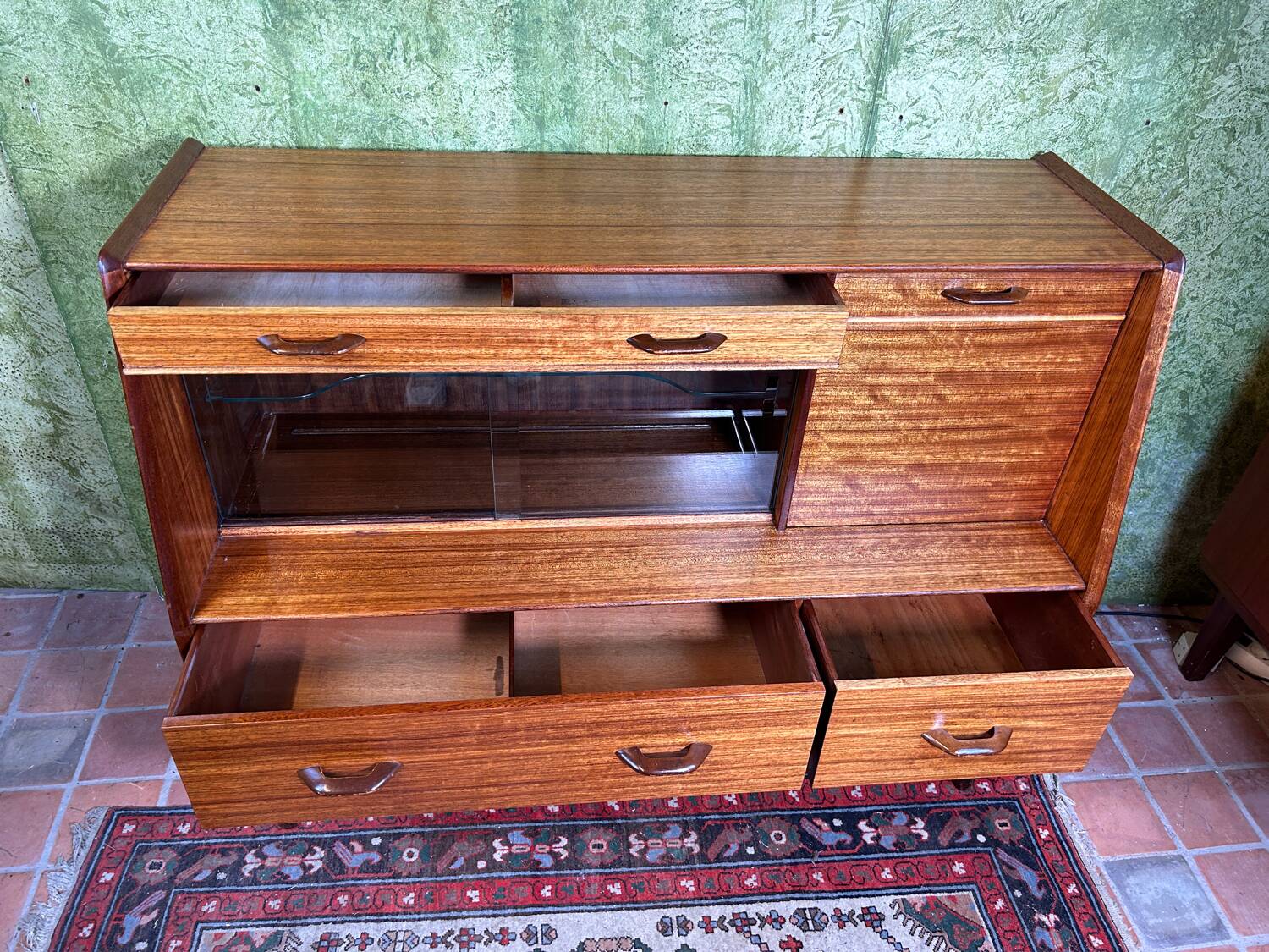 Mid century retro vintage small highboard cocktail cabinet GPlan