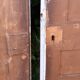 Pair of old cupboard doors h220.5xL75cm each
