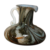 Broc à eau pichet en verre soufflé de Murano