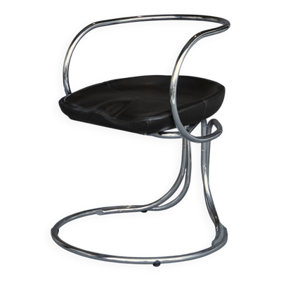 Chaise Tatlin rare par Vladimir Tatlin pour Nikol Italie, années 1970.