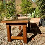 Solid wood coffee table