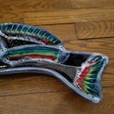 Vintage Vallauris compartment dish