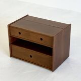 Set of two Italian wooden bedside tables