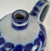 Bouteille en grès bleu d'Alsace Poterie Schmitter Betschdorf