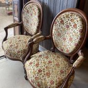 Pair of mahogany convertibles