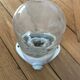 Porcelain and glass sconce
