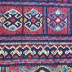Berber carpet, woven and embroidered, wool 204 x106 cm 20th century