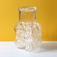 Pressed Glass Vase On The Rocks by Heiner Düsterhaus / Walther Glas / 1972