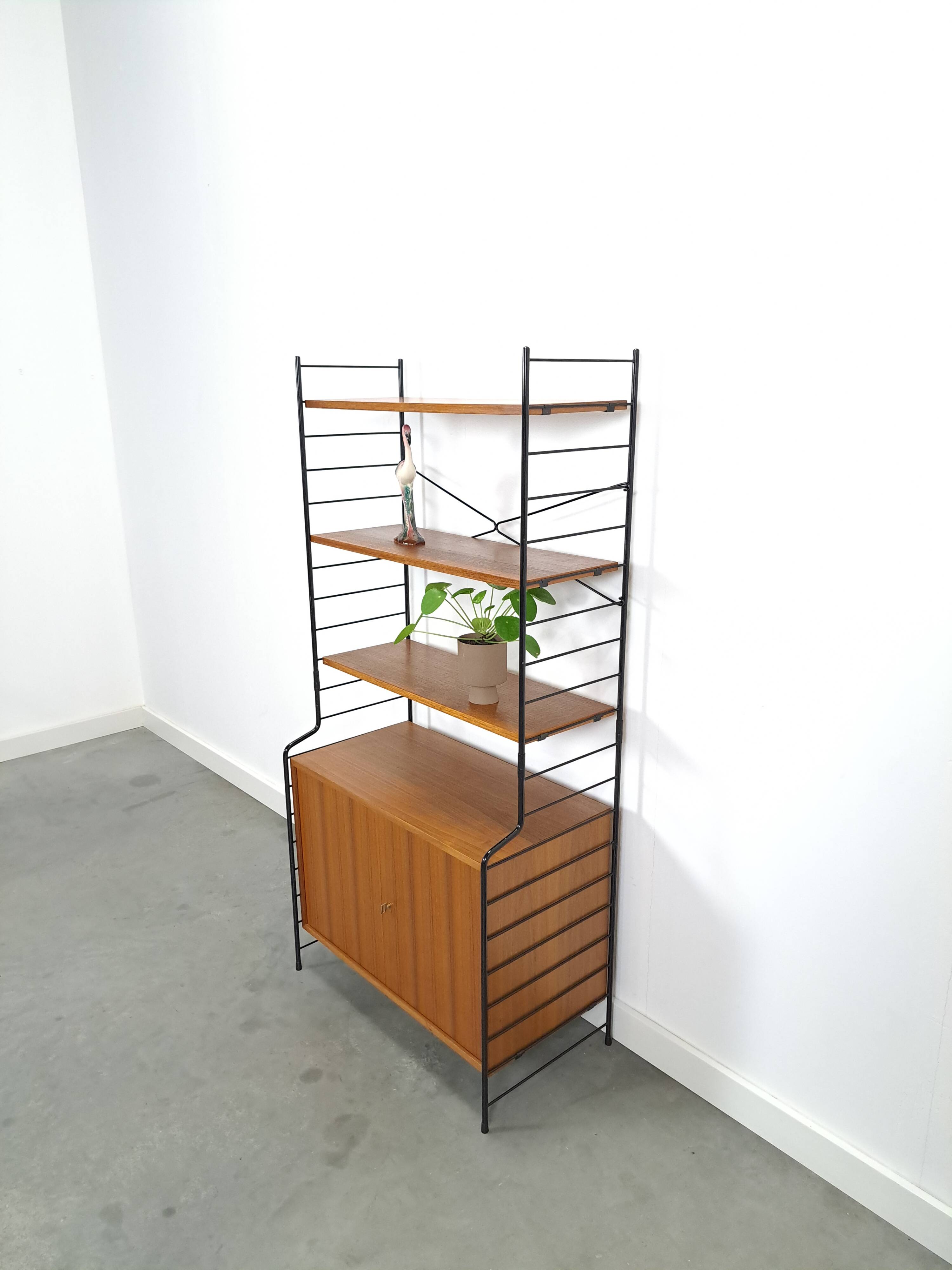 WHB teak design modulaire kast met drie planken