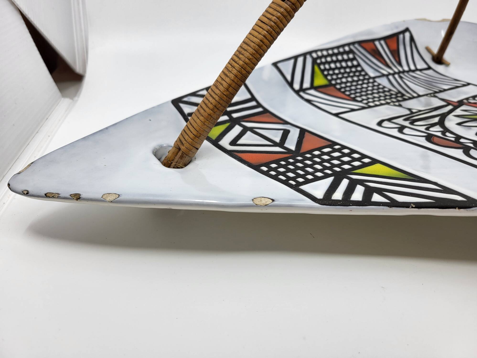 Colossal Roger Capron ceramic cup from the French Riviera, 1950s