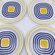 Gien Avant Garde dessert plates