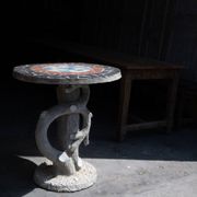 Table de jardin en béton, années 1950