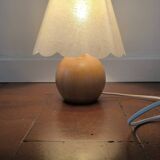 Wooden ball lamp