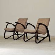 Paire de fauteuils art déco par Jan Vanek 1930