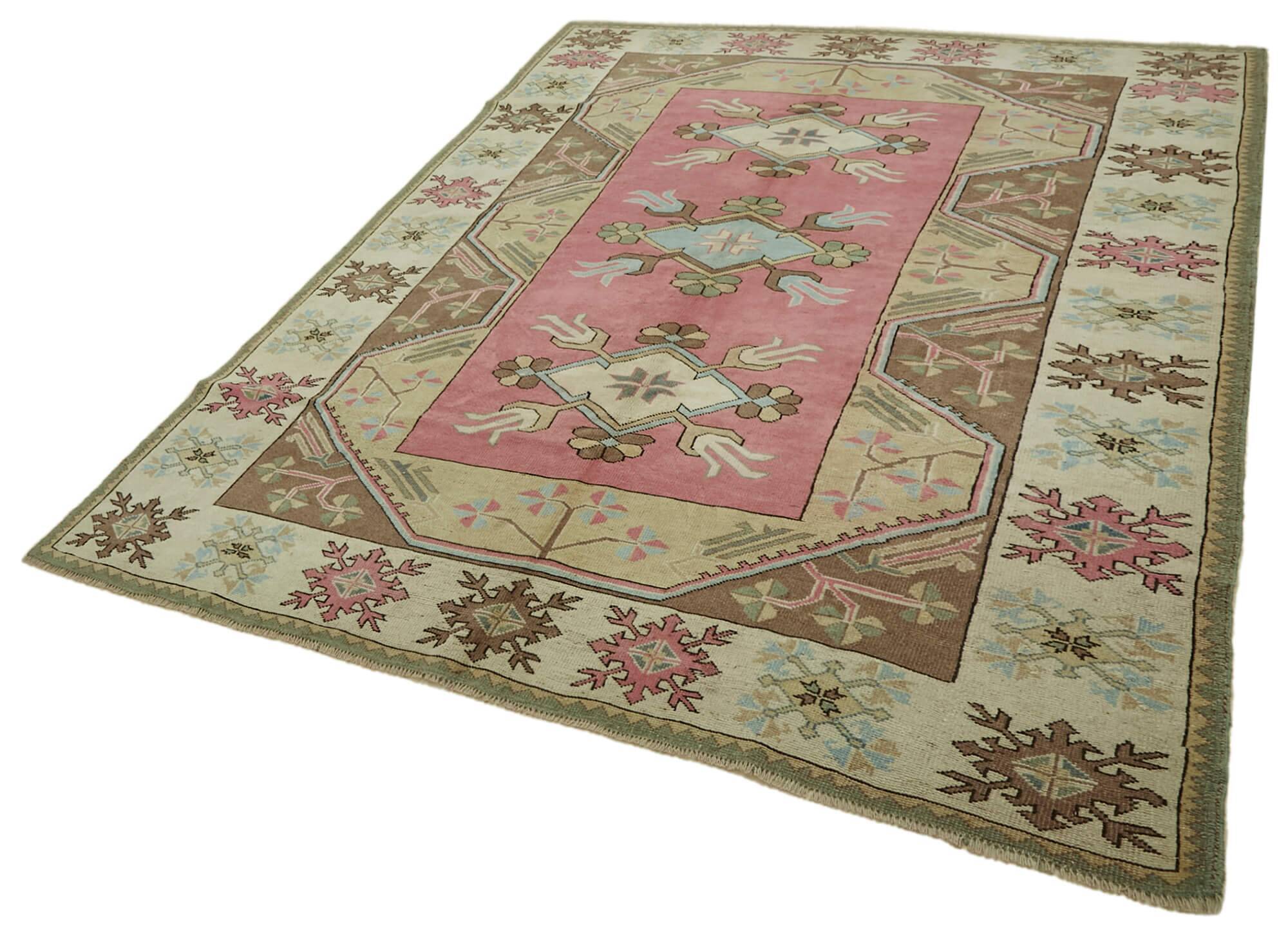 Turkish Vintage Anatolian Rug 215 cm x 280 cm