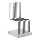 Postmodern 'Solid Chairs' attributed to Heinz Landes, Germany, 1986.