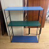 Vintage string metal wall shelf