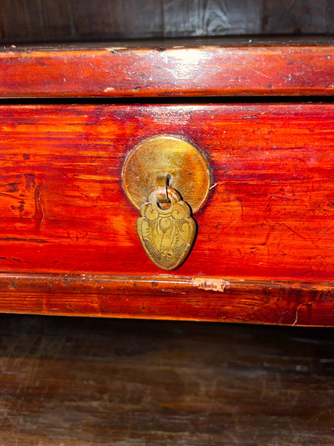 Armoire de mariage chinoise antique