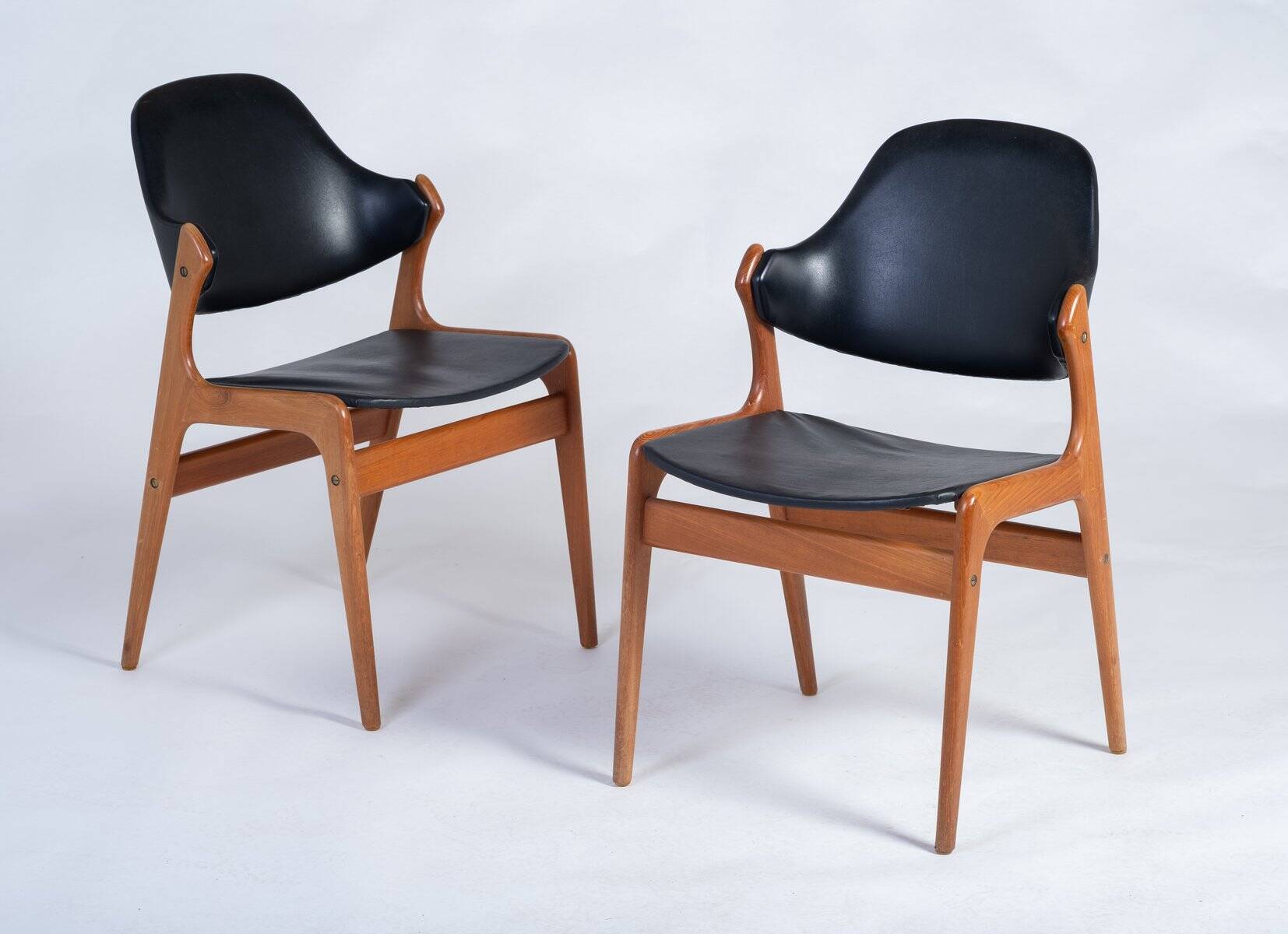 Teak Dining Chairs by Ejvind A. Johansson for Gern Møbelfabrik, Denmark, 1960s, Set of 6