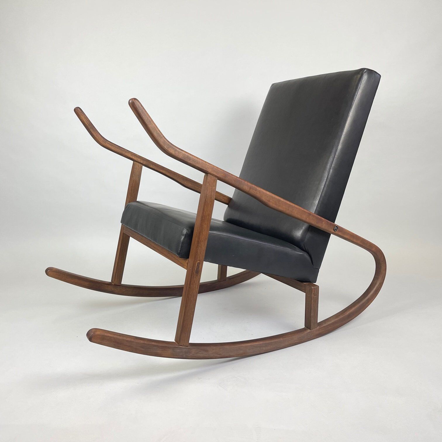 Vintage Rocking Chair, Czechoslovakia, 1970's